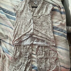 Leopard Print Pajama Set
